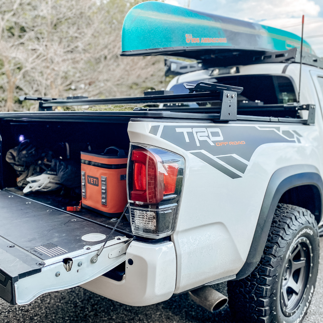 Tacoma bed rack system