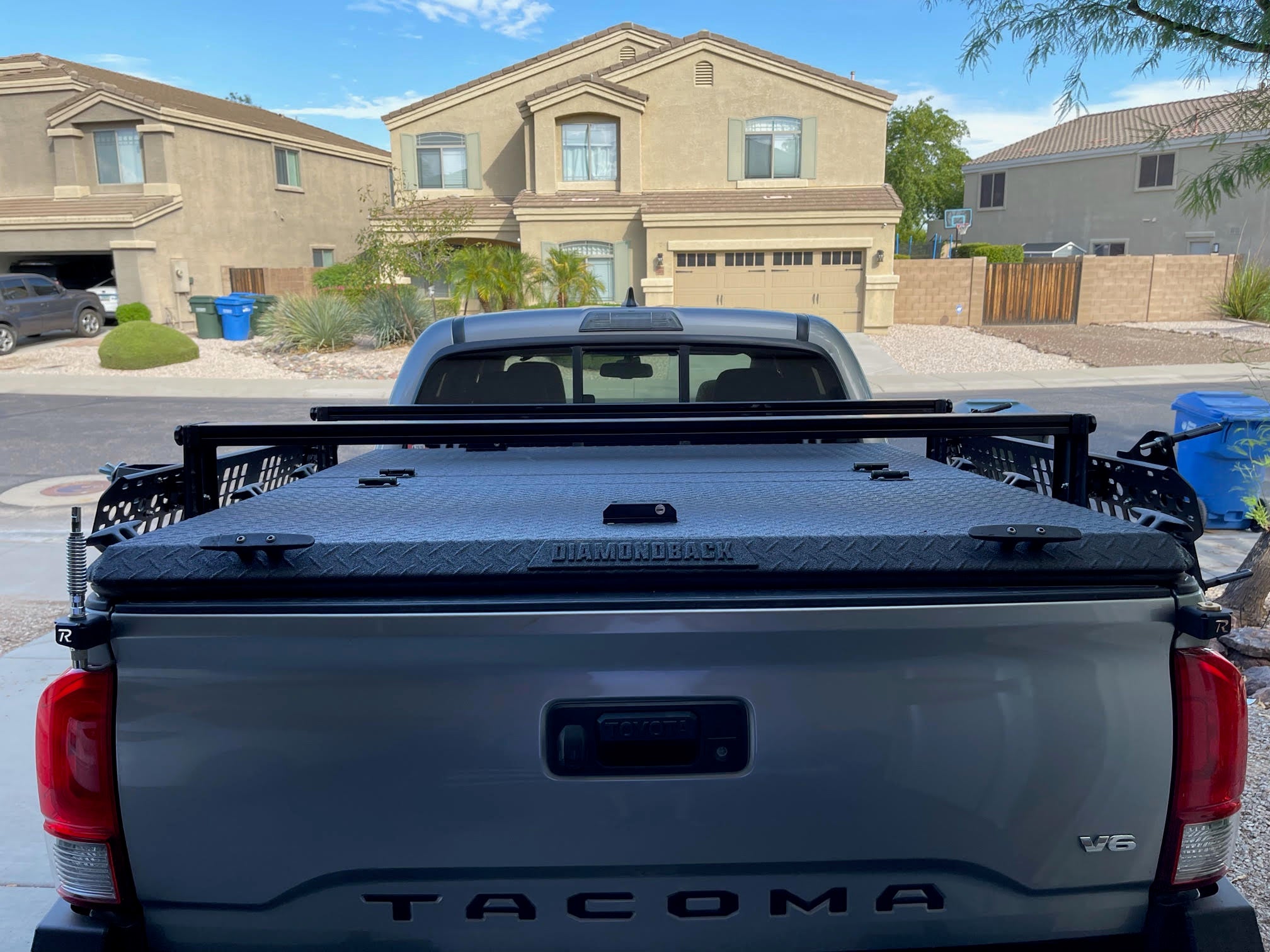 Tacoma bed rack system