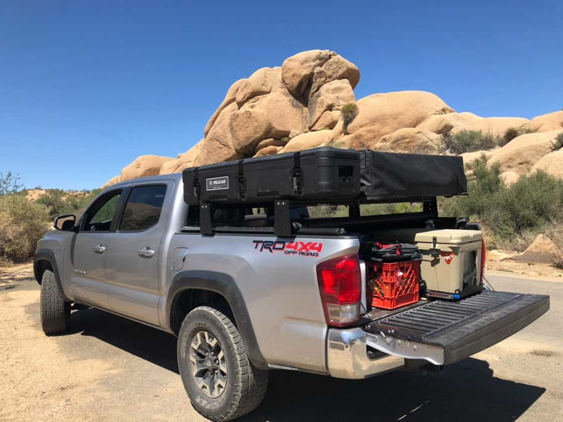 Tacoma bed rack system