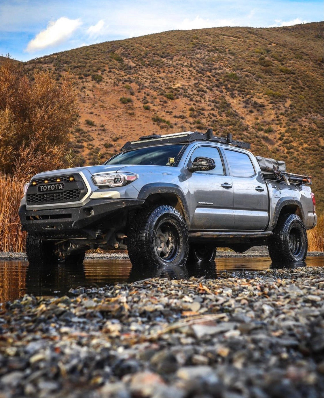 Tacoma bed rack system