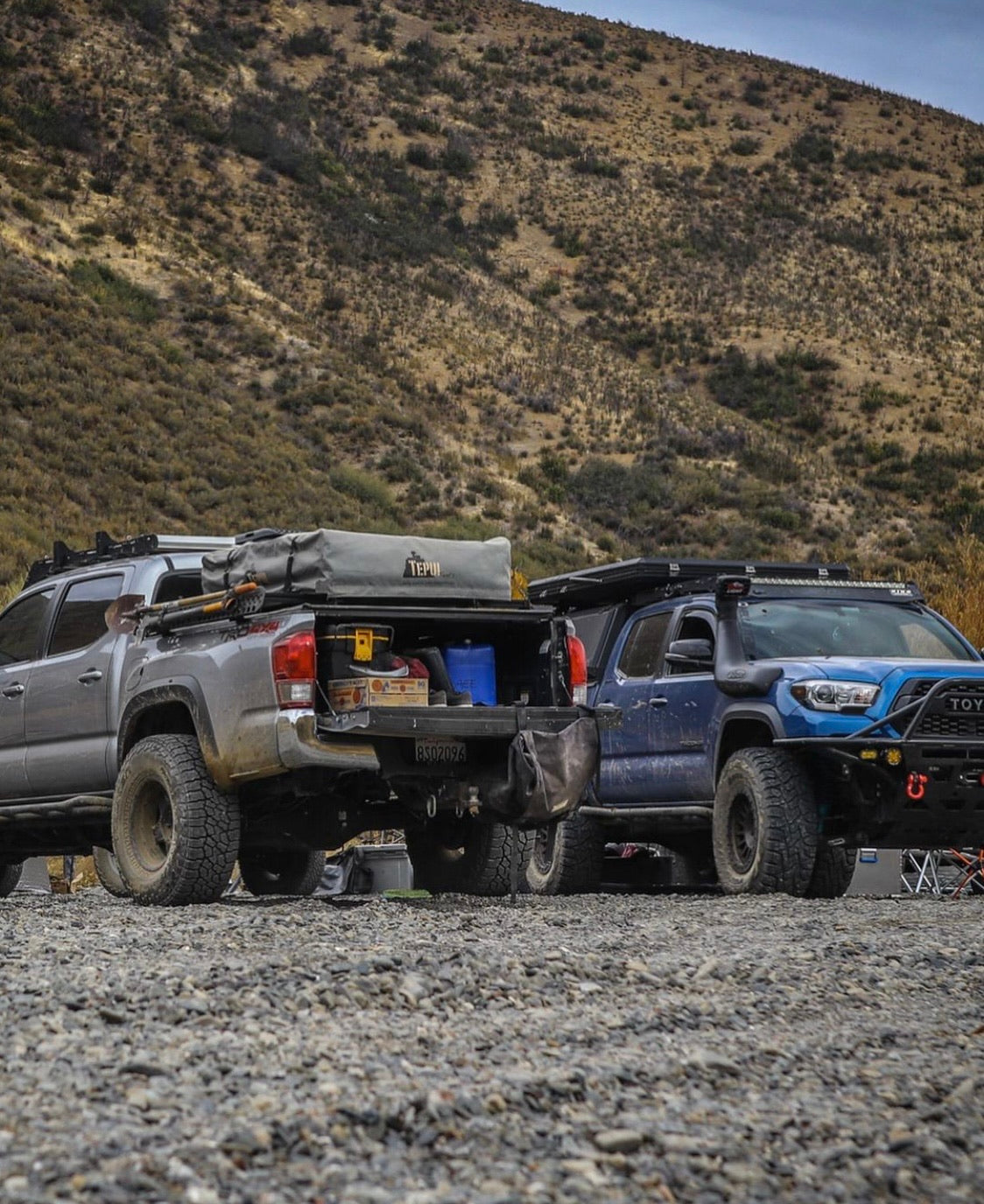 Tacoma bed rack system