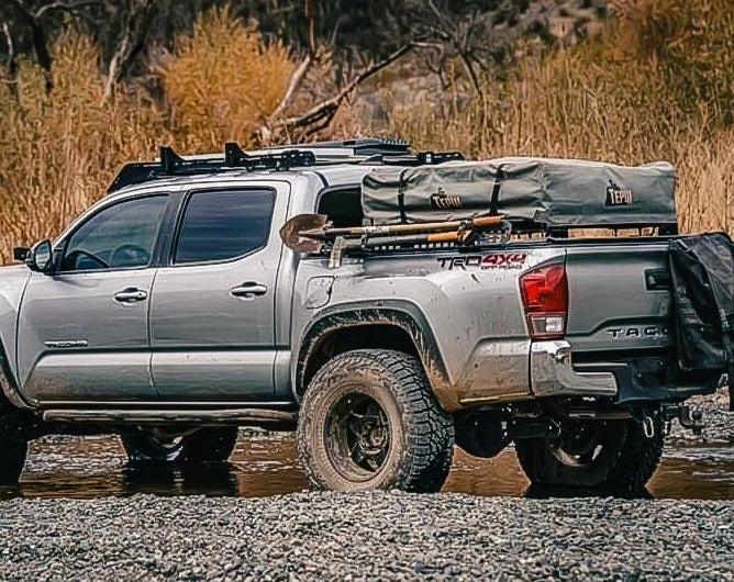 Tacoma bed rack system