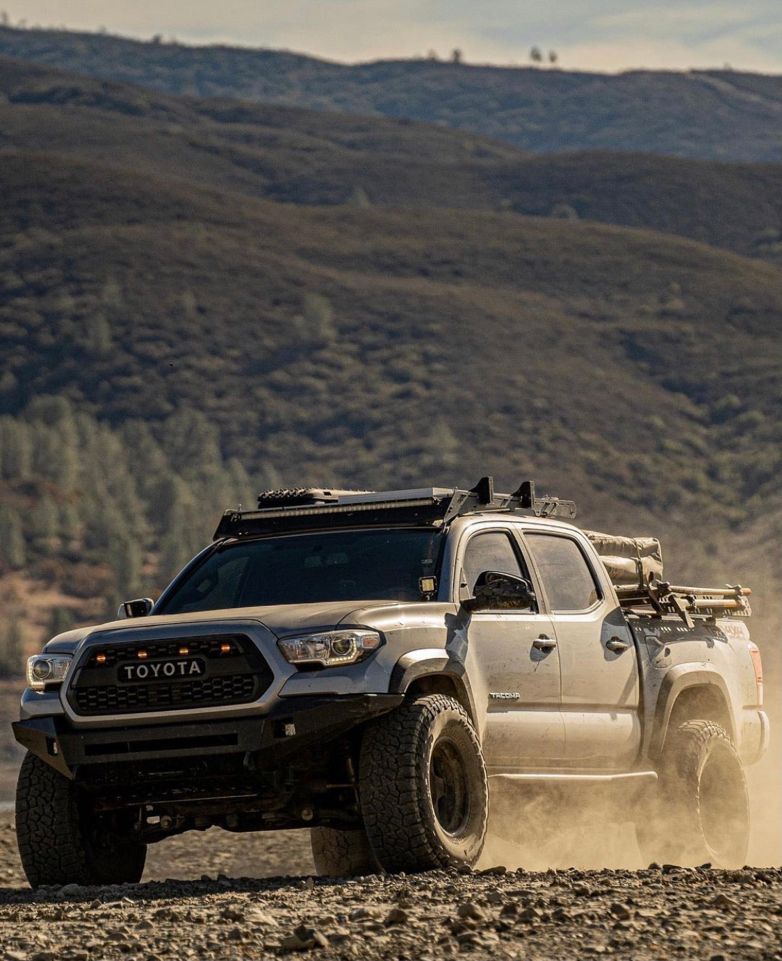 Tacoma bed rack system