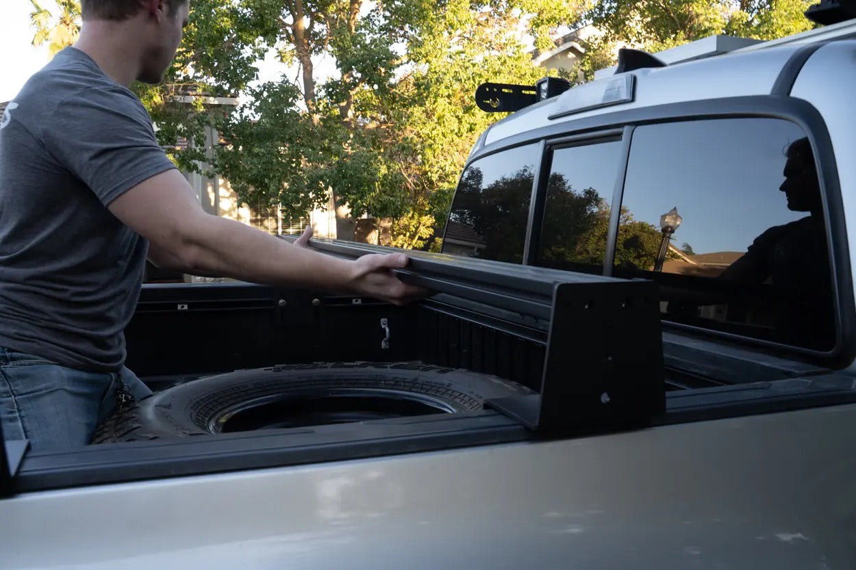 Tacoma bed rack system