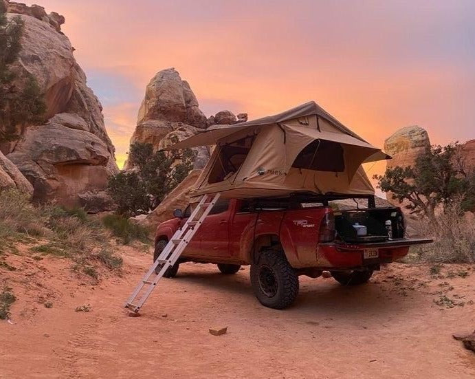 Tacoma bed rack system