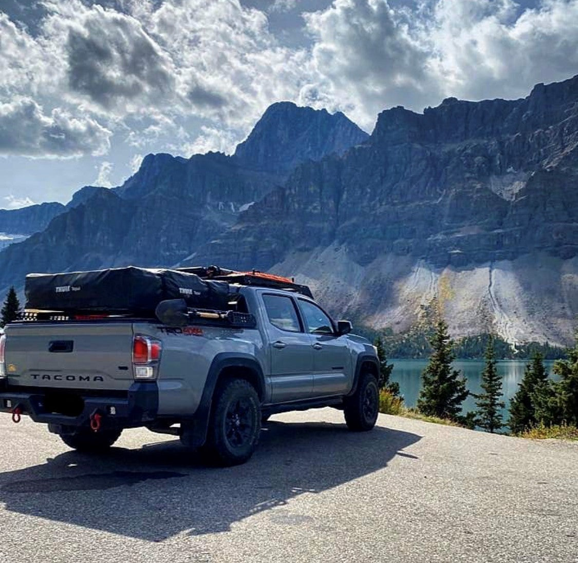 Tacoma bed rack system