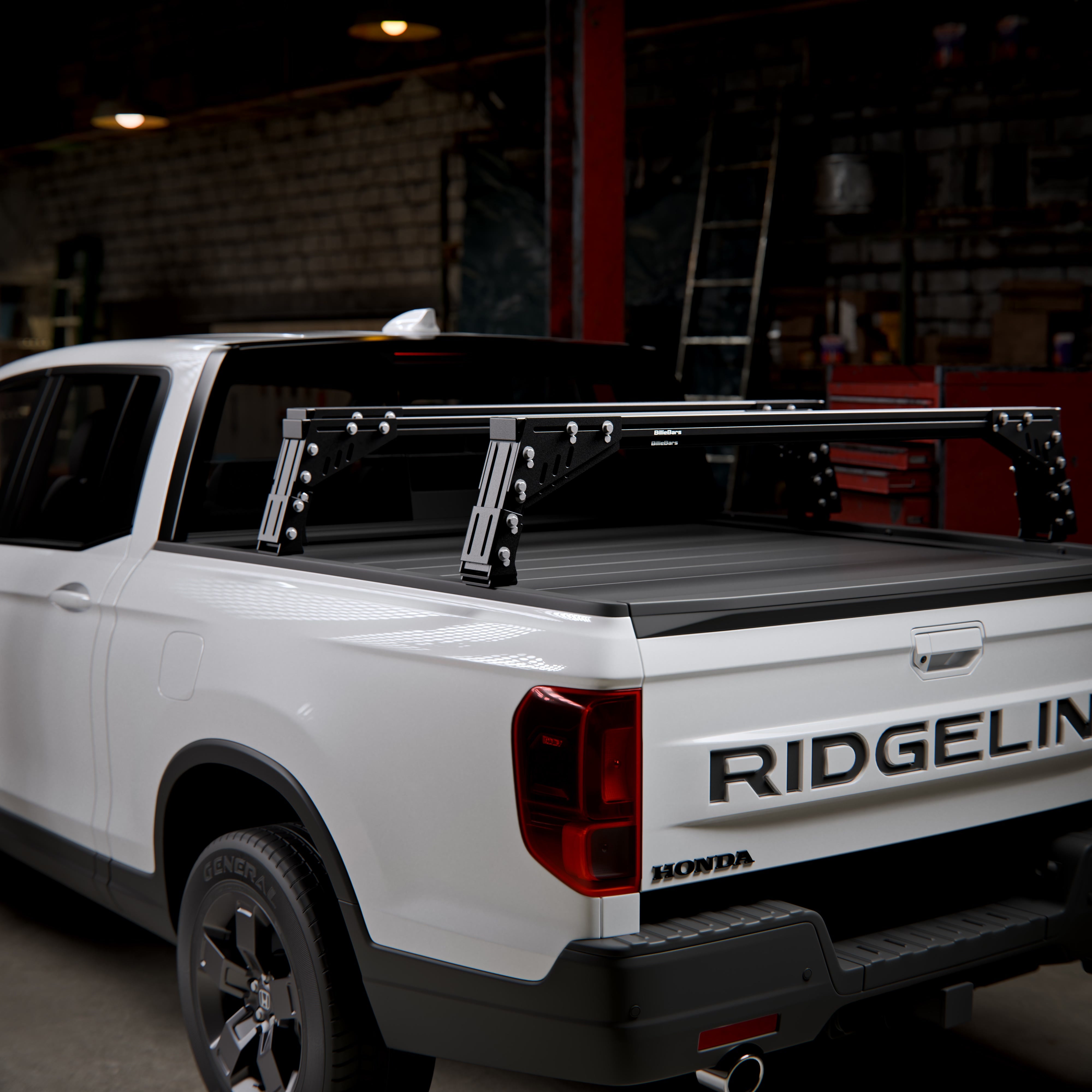 First Gen Ridgeline Bed Rack Ridgeline Bed Rack for Retractable Covers | BillieBars