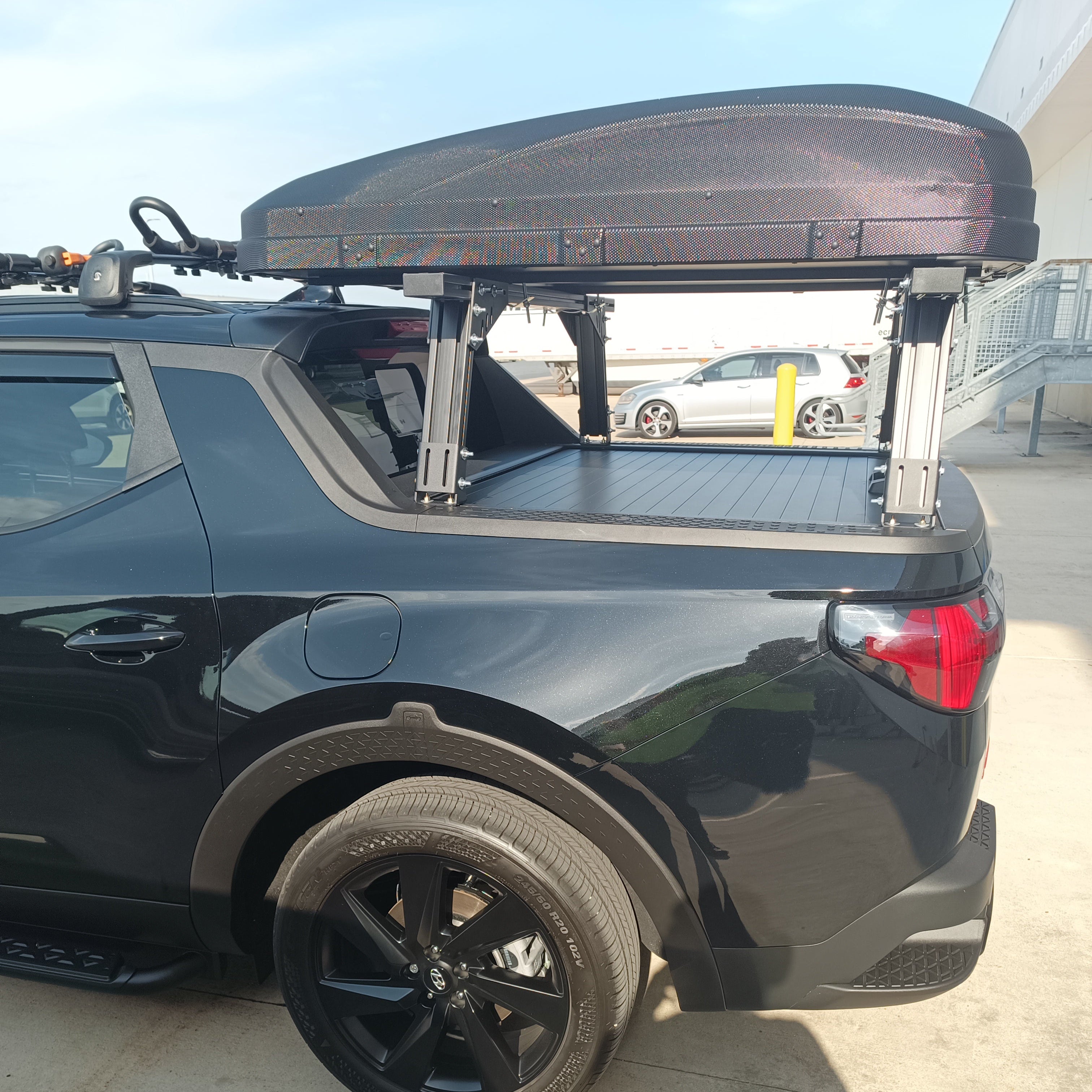 Santa Cruz Back Rack Santa Cruz Bed Rack for Factory Retractable Cover | BillieBars