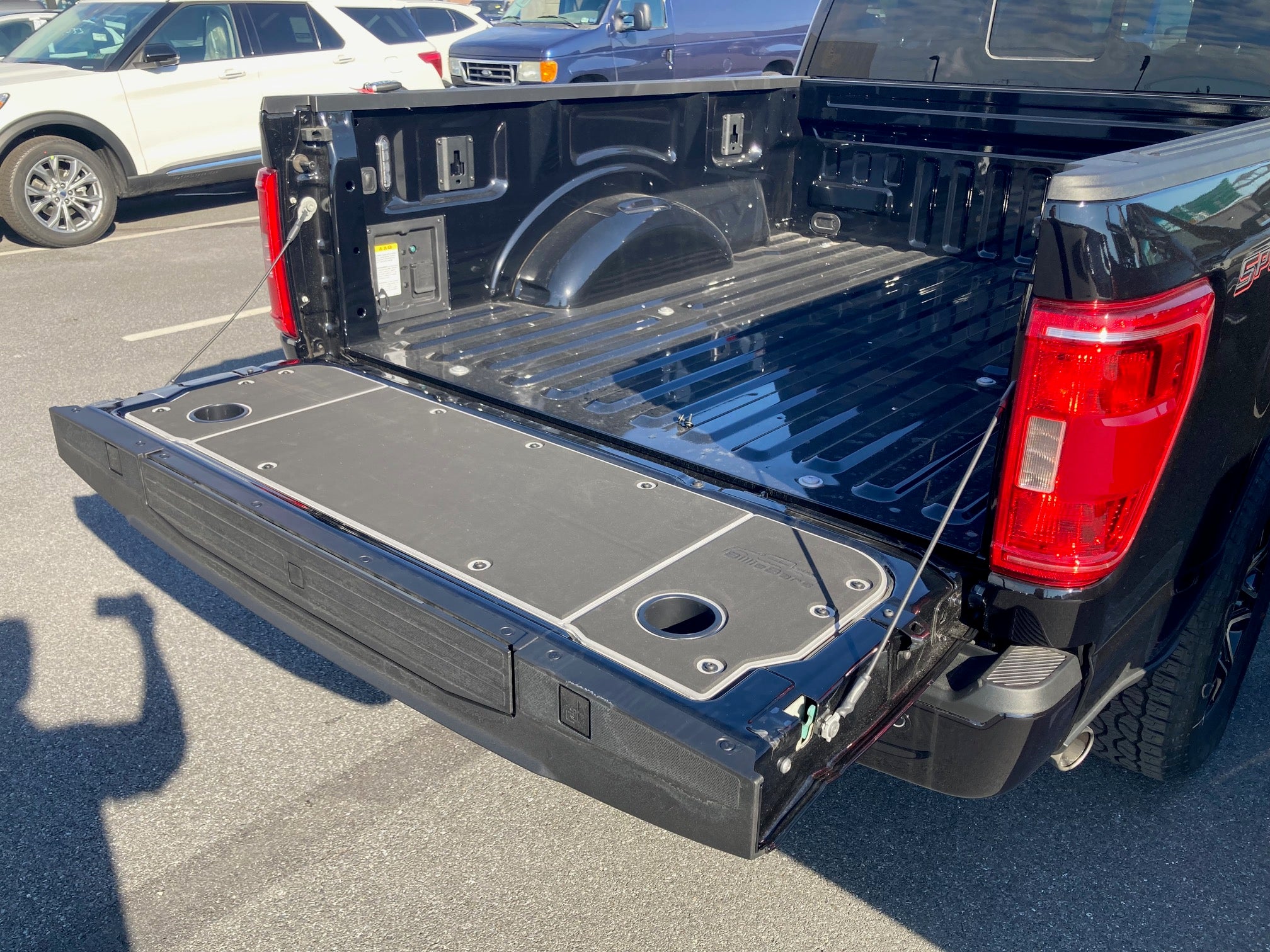 Workbench Mounted Rear Accessory Ford Workbench Tailgate Cover | BillieBars