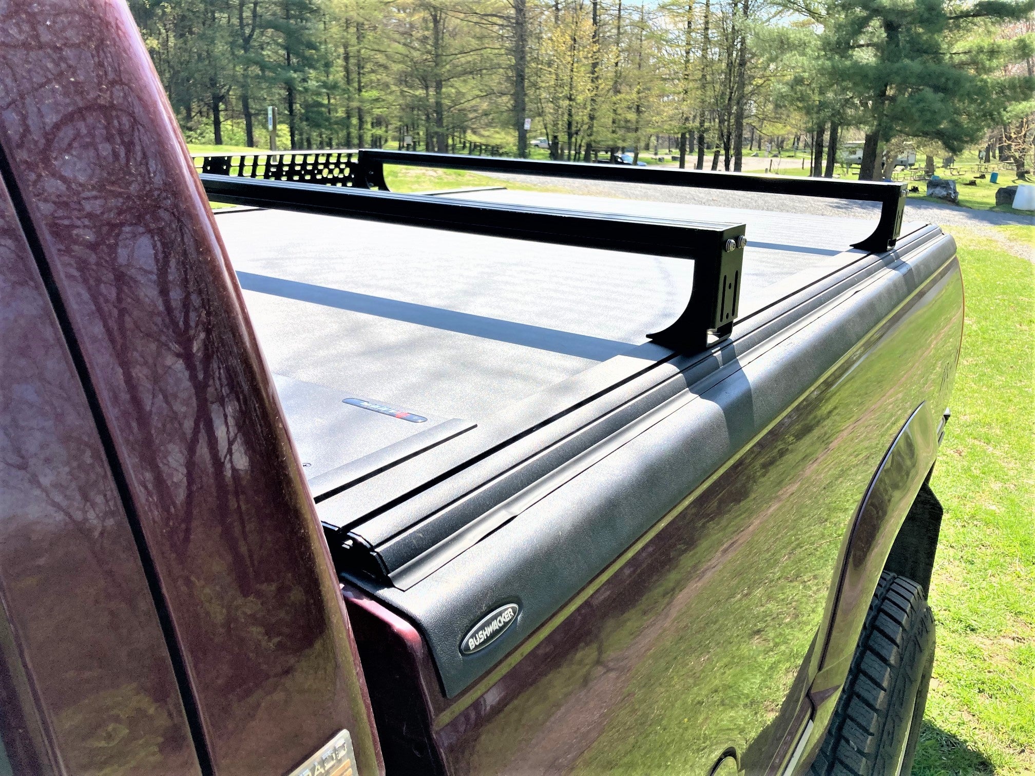 RAM 1500, 2500, 3500 - Bed Rack For Retractable Covers with T-slots