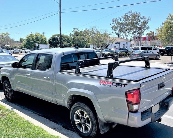 Tacoma rack outlet with tonneau cover