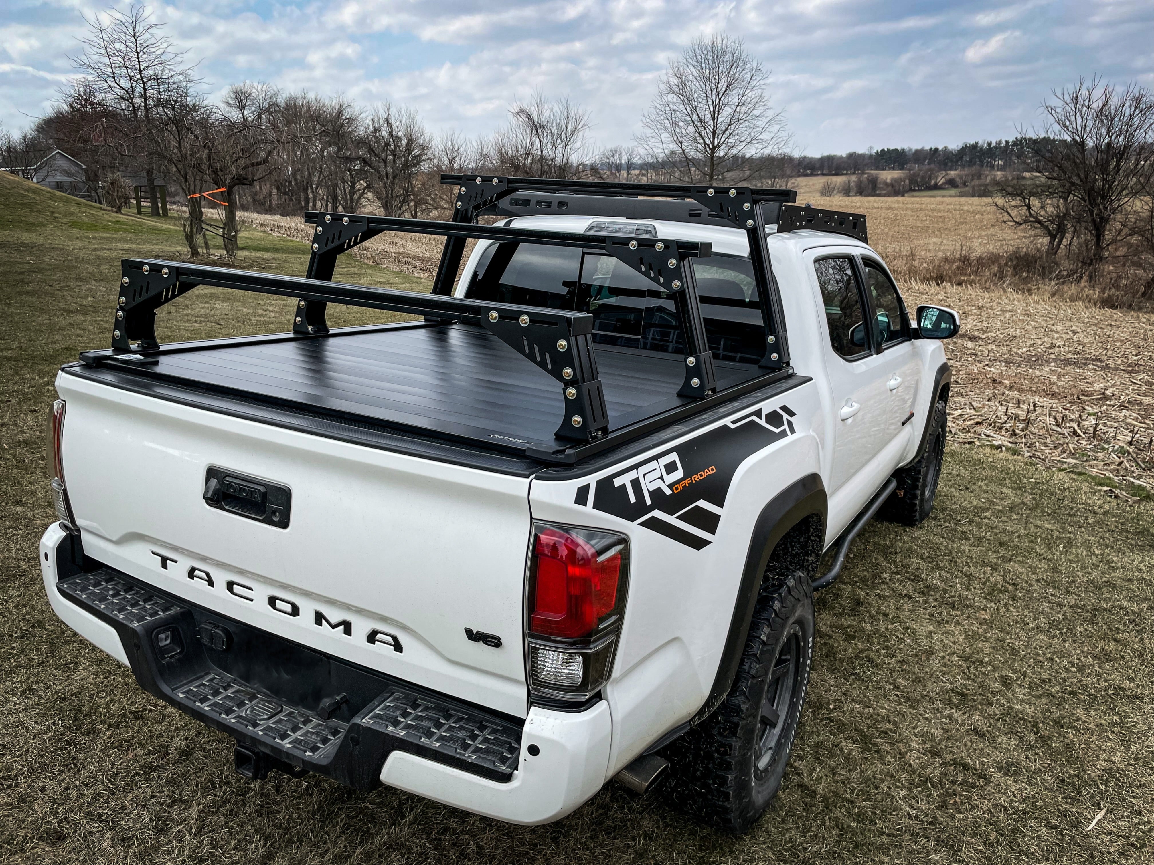 T Slot Rack For Raptors Tundra - Bed Rack for Retractable Covers | BillieBars