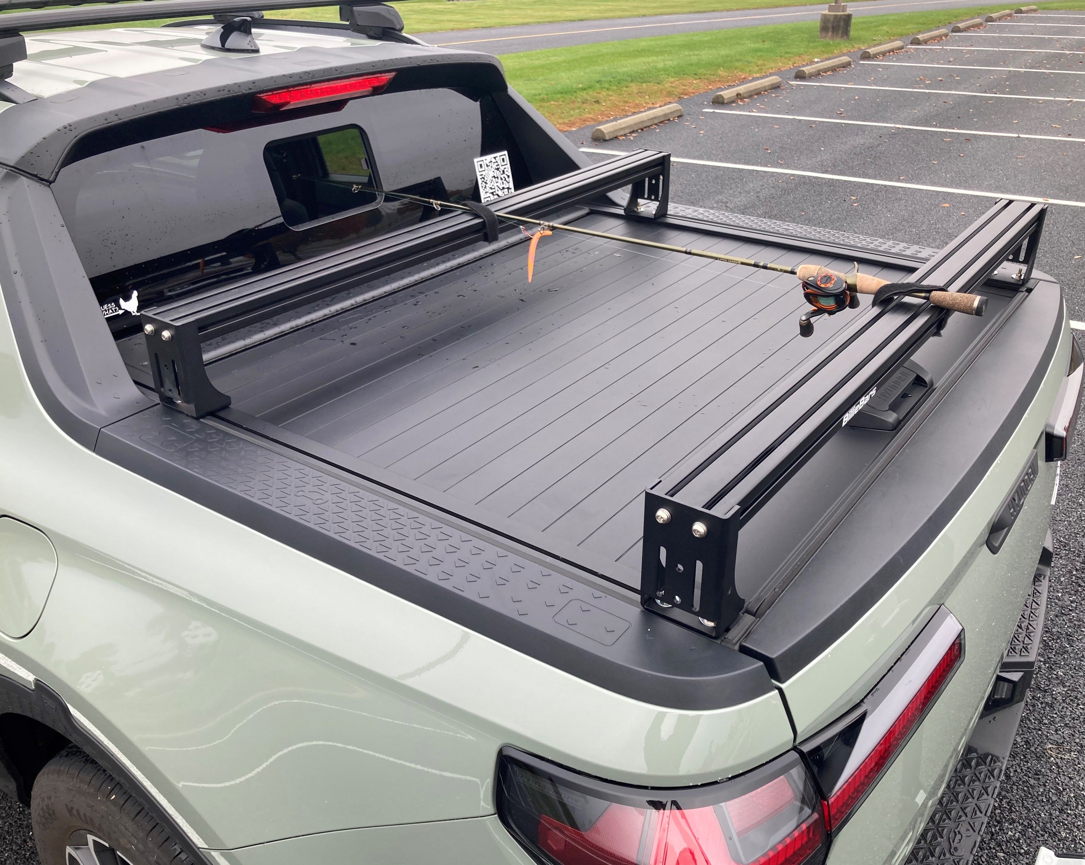 Santa Cruz- Bed Rack For Factory Retractable Cover with T-slots
